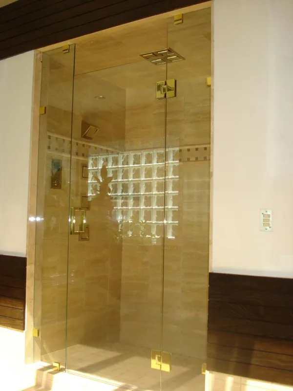 Type 212 frameless shower enclosure