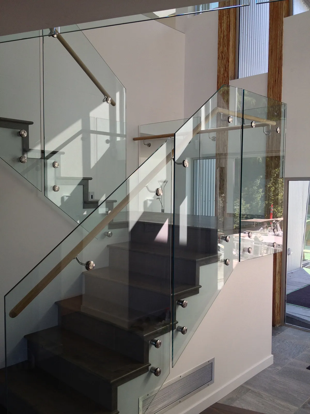 Glass railings
