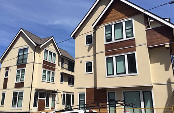 Townhouses - Nicola St., Vancouver - 20 Shower Doors, Glass Stairs