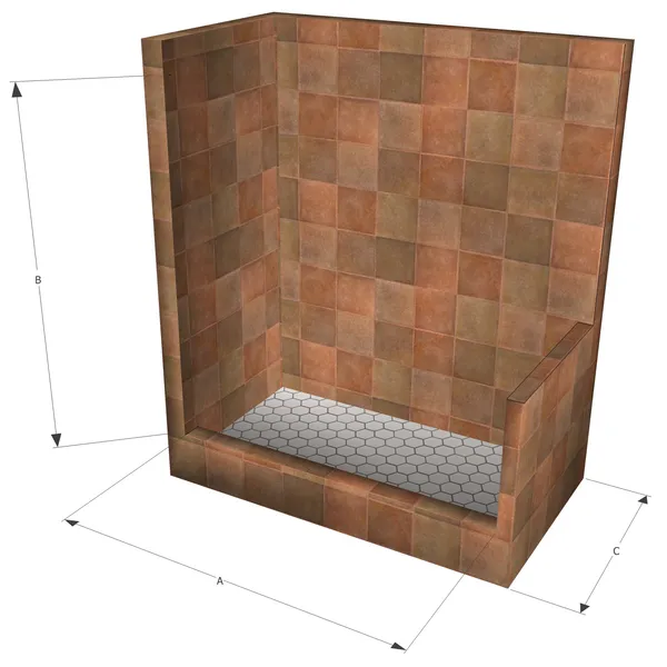 Single Threshold With Pony Wall