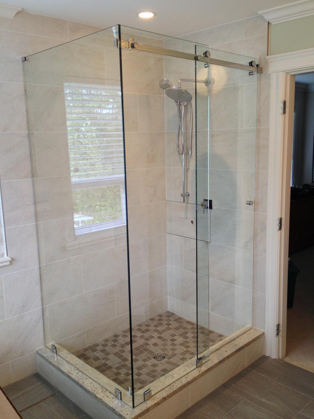 SL123 SER frameless shower enclosure