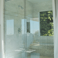 Frameless Glass Sliding Shower Door